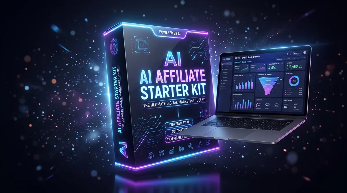 AI Affiliate Starter Kit product box